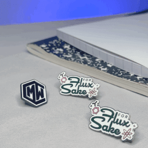 For Flux Sake Enamel Pin